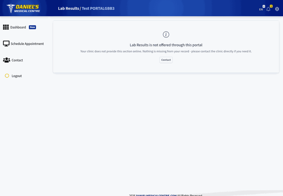 Labs says the clinic does not offer it
